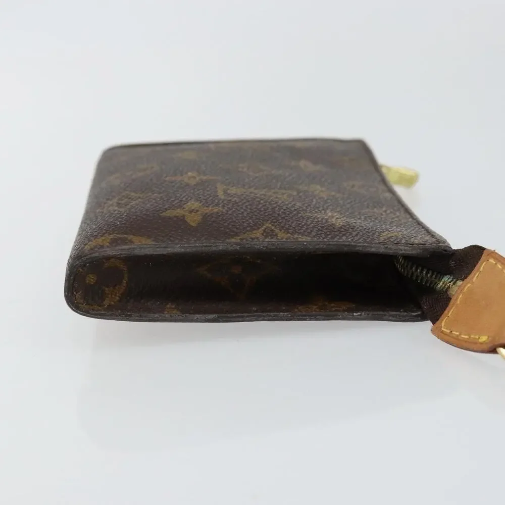Louis Vuitton Monogram Bucket PM Accessory Pouch Brown